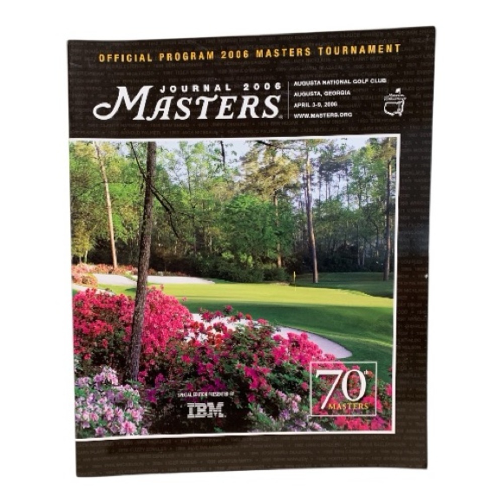 Masters Tournament Official Programs Set Years 20… - image 2